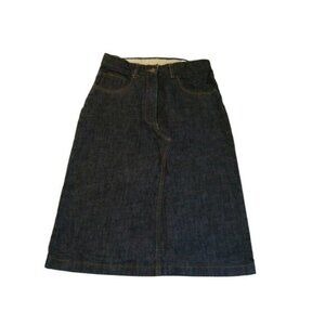 Lucky Dee Denim Skirt Size 30 Women's 100% Cotton